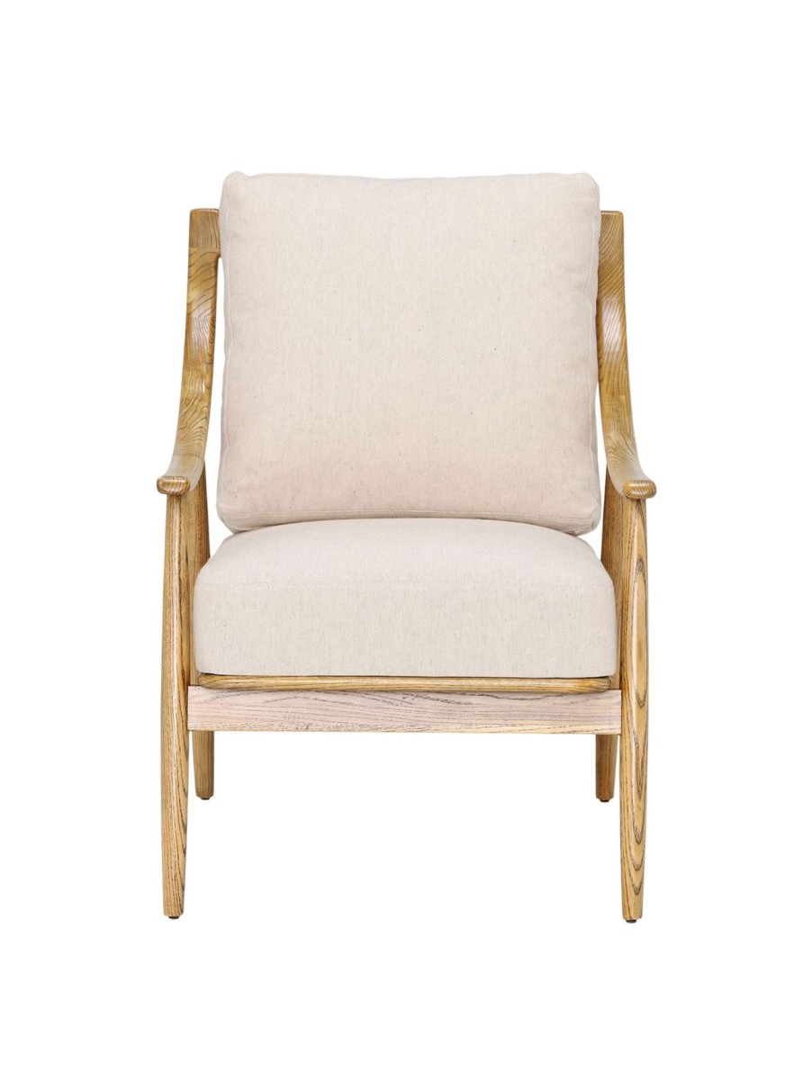 Furniture & Outdoor Barker and Stonehouse Armchairs | Runa Armchair, Cream Neutral