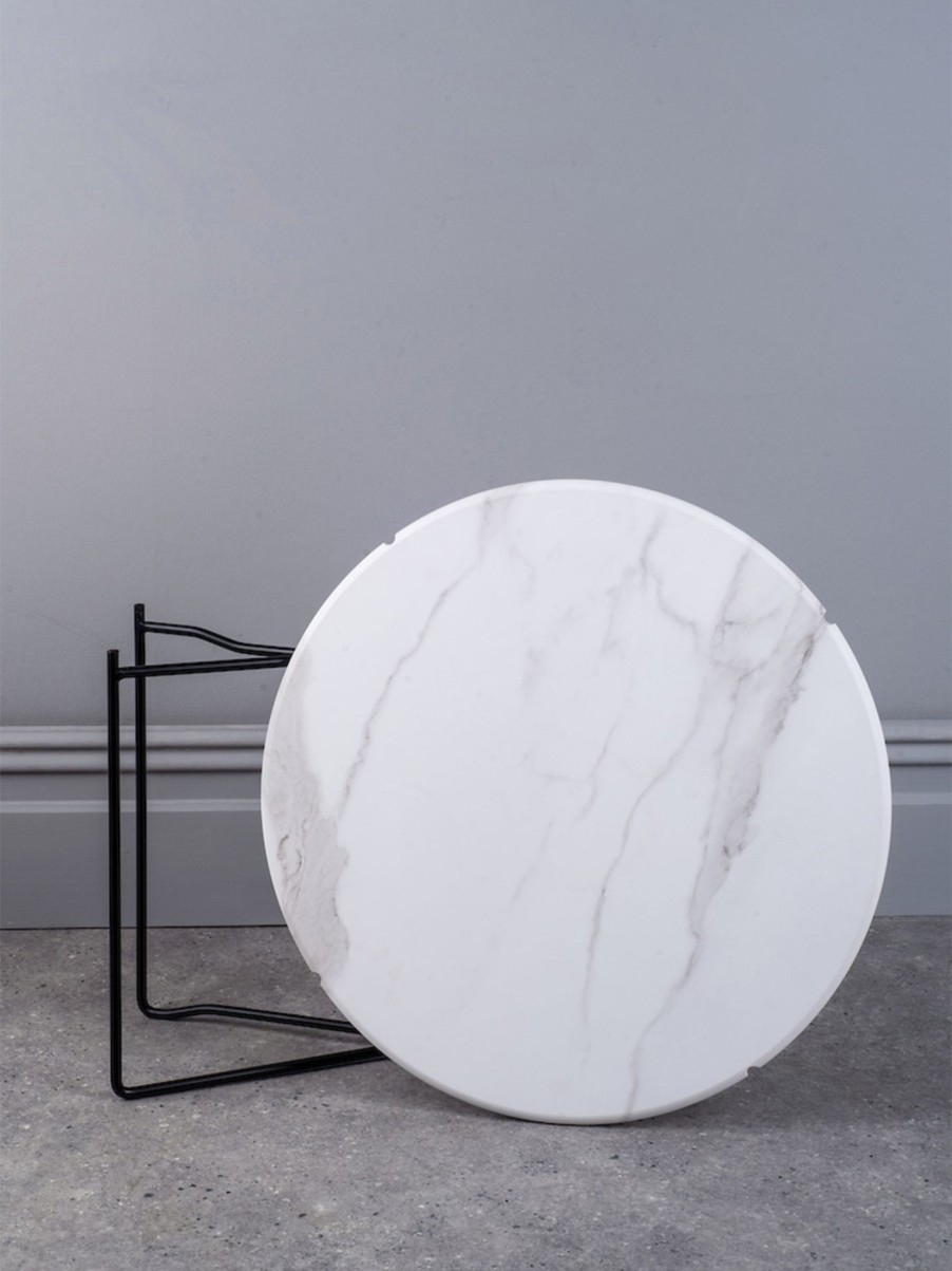 Furniture & Outdoor Dar Lighting Coffee Tables | Azzate Round Coffee Table White Marble Effect