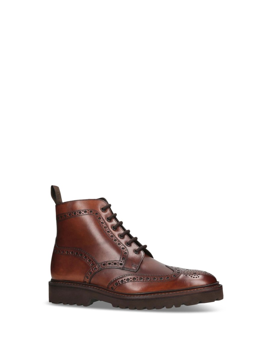 Men LOAKE Formal Shoes | Pegasus Hp Brogue Boot Brown