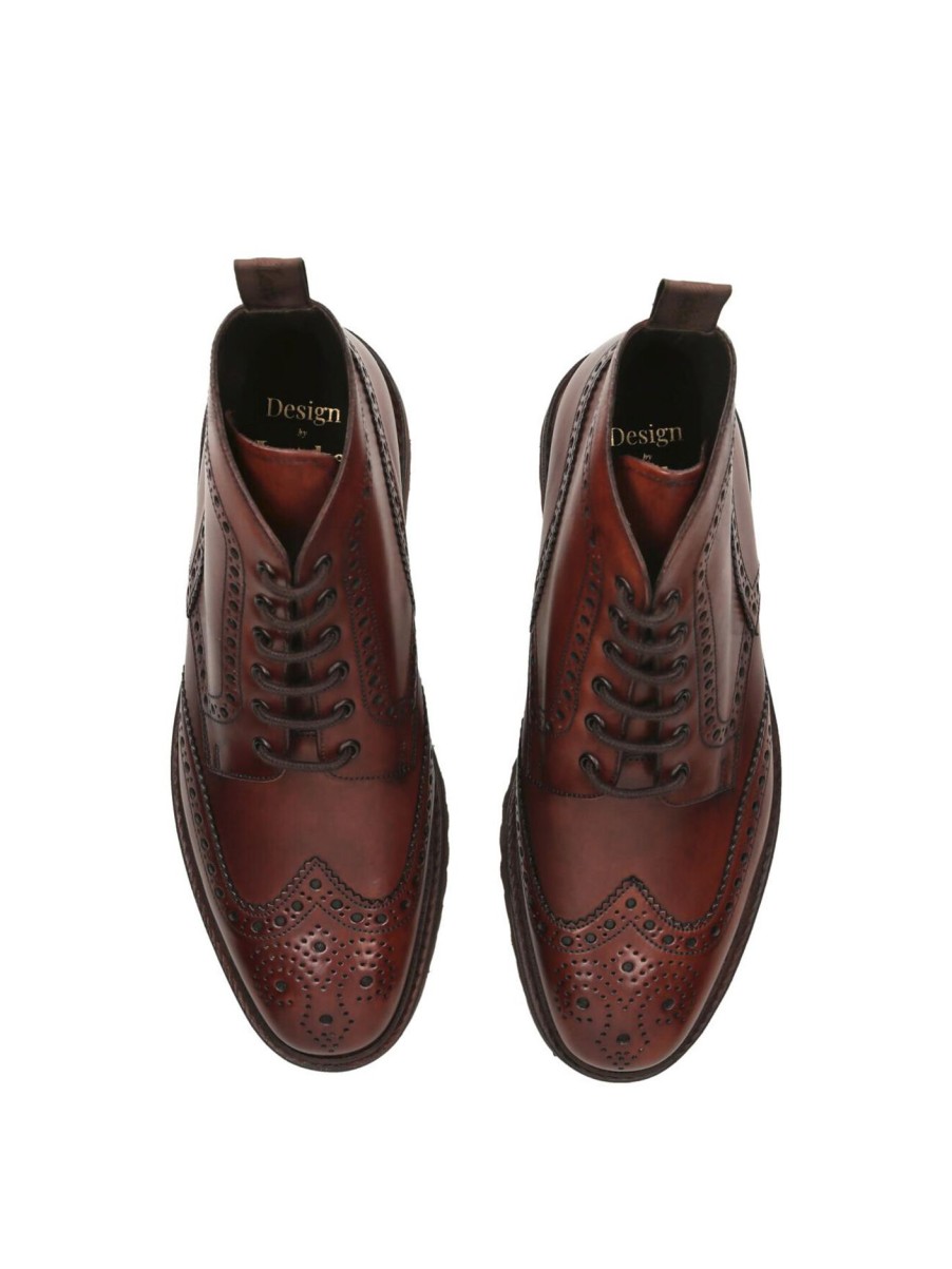 Men LOAKE Formal Shoes | Pegasus Hp Brogue Boot Brown