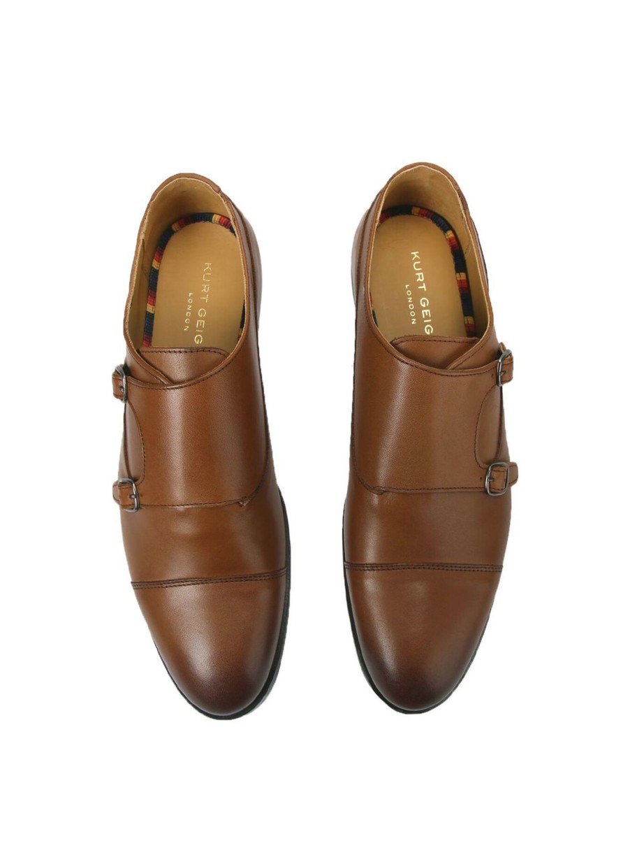 Men KURT GEIGER LONDON Formal Shoes | Hunter Monk Tan