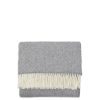 Home & Tech Heal's Throws & Blankets | Merino & Cashmere Throw Herringbone Grey