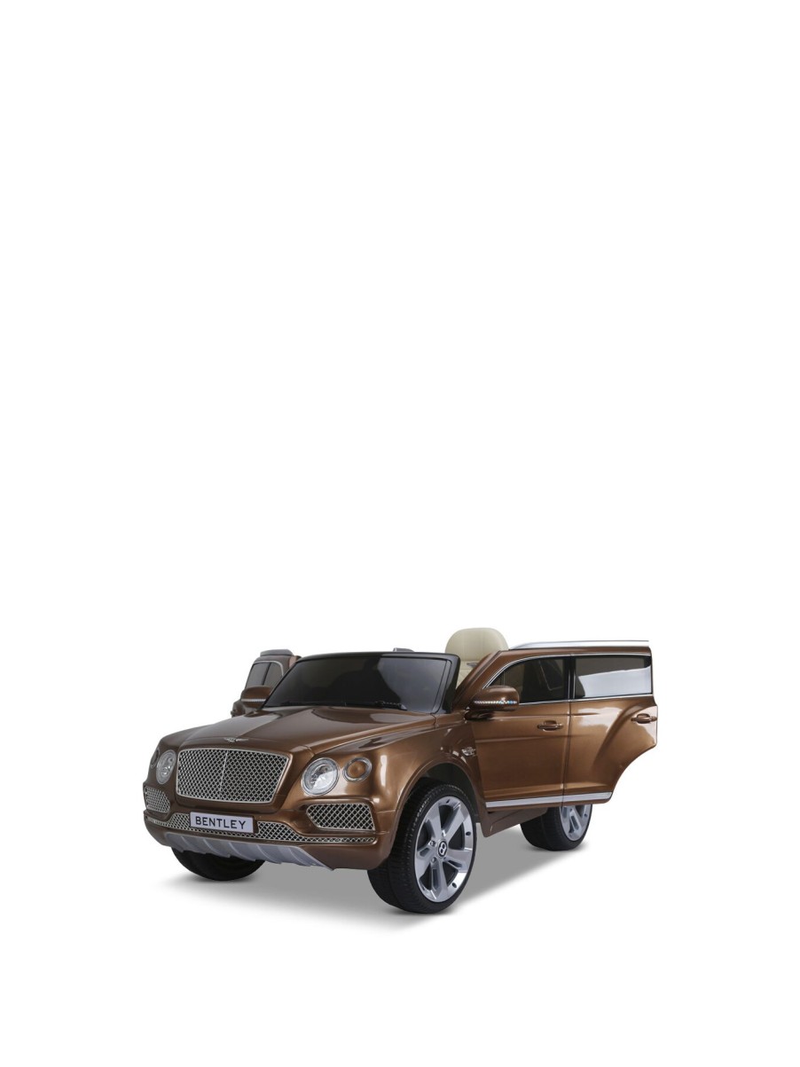 Kids Ricco Scooters & Outdoor Toys | 12V Bentley Bentayga Kids Electric Ride-On Car With Leather Seats Eva Wheels