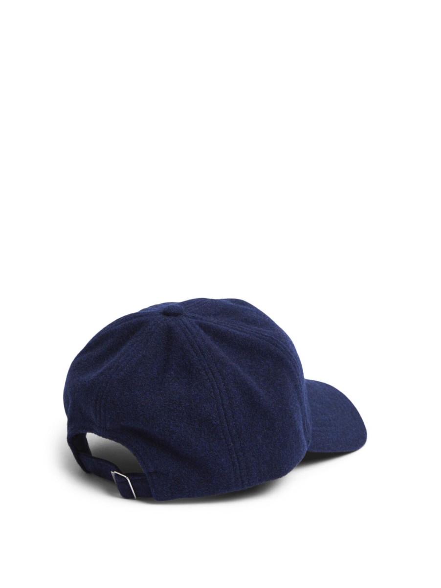 Men GANT Hats | Shield Melton Cap Marine