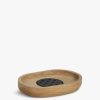 Home & Tech Andrea House Bathroom Accessories | Black Oak Soap Dish