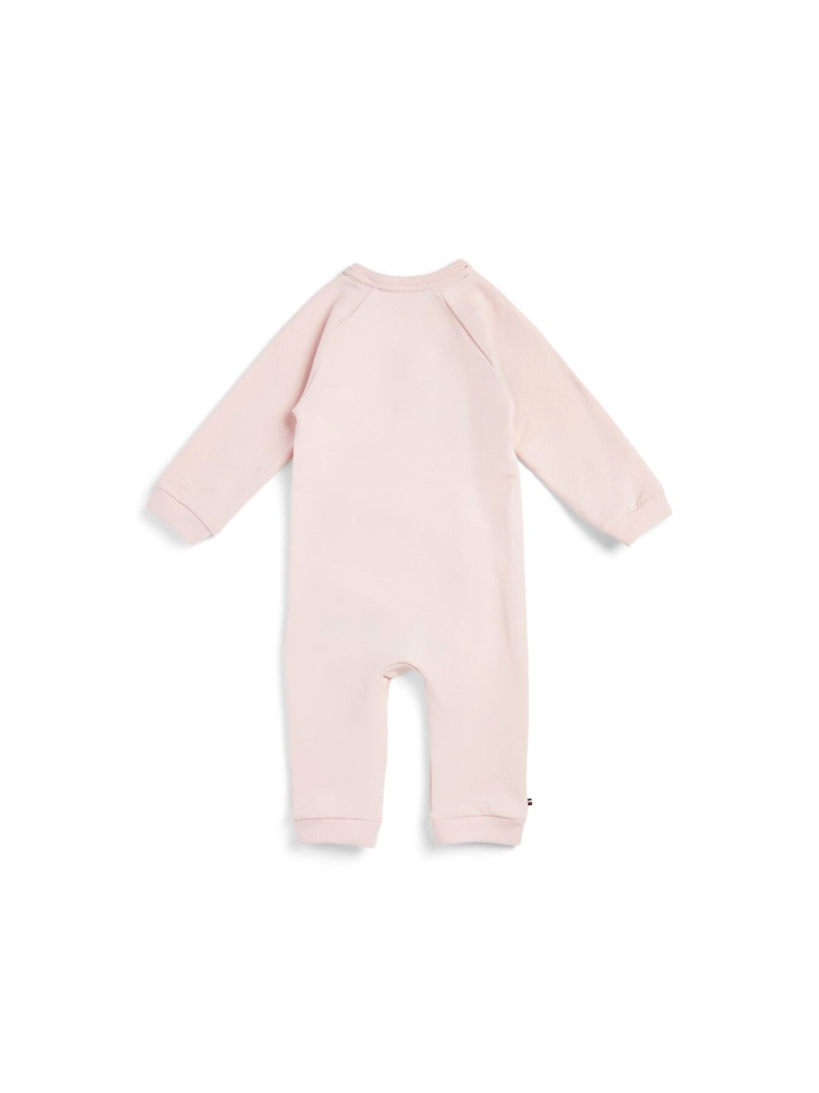 Kids Tommy Hilfiger Baby Grows | Baby Th Logo Coverall Whimsy Pink