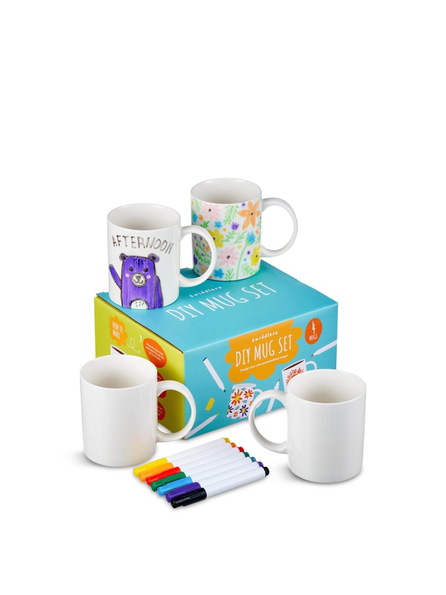 Kids Twiddlers Arts & Crafts | Diy Mug Set