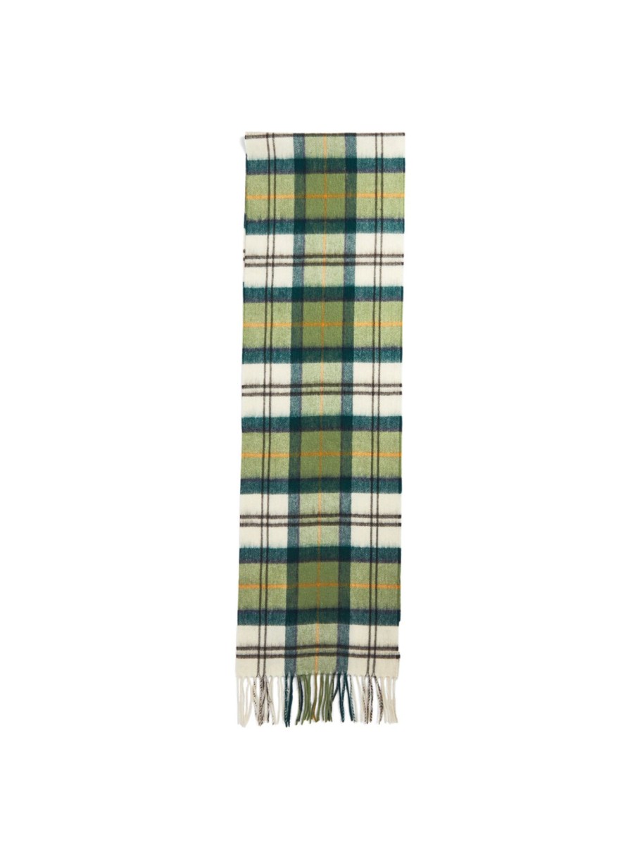 Men Barbour Scarves | Wool Cashmere Tartan Scarf Ancient