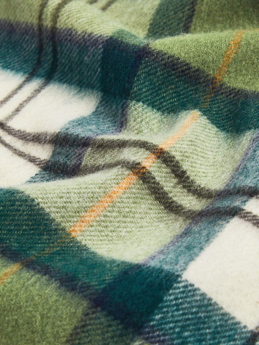 Men Barbour Scarves | Wool Cashmere Tartan Scarf Ancient