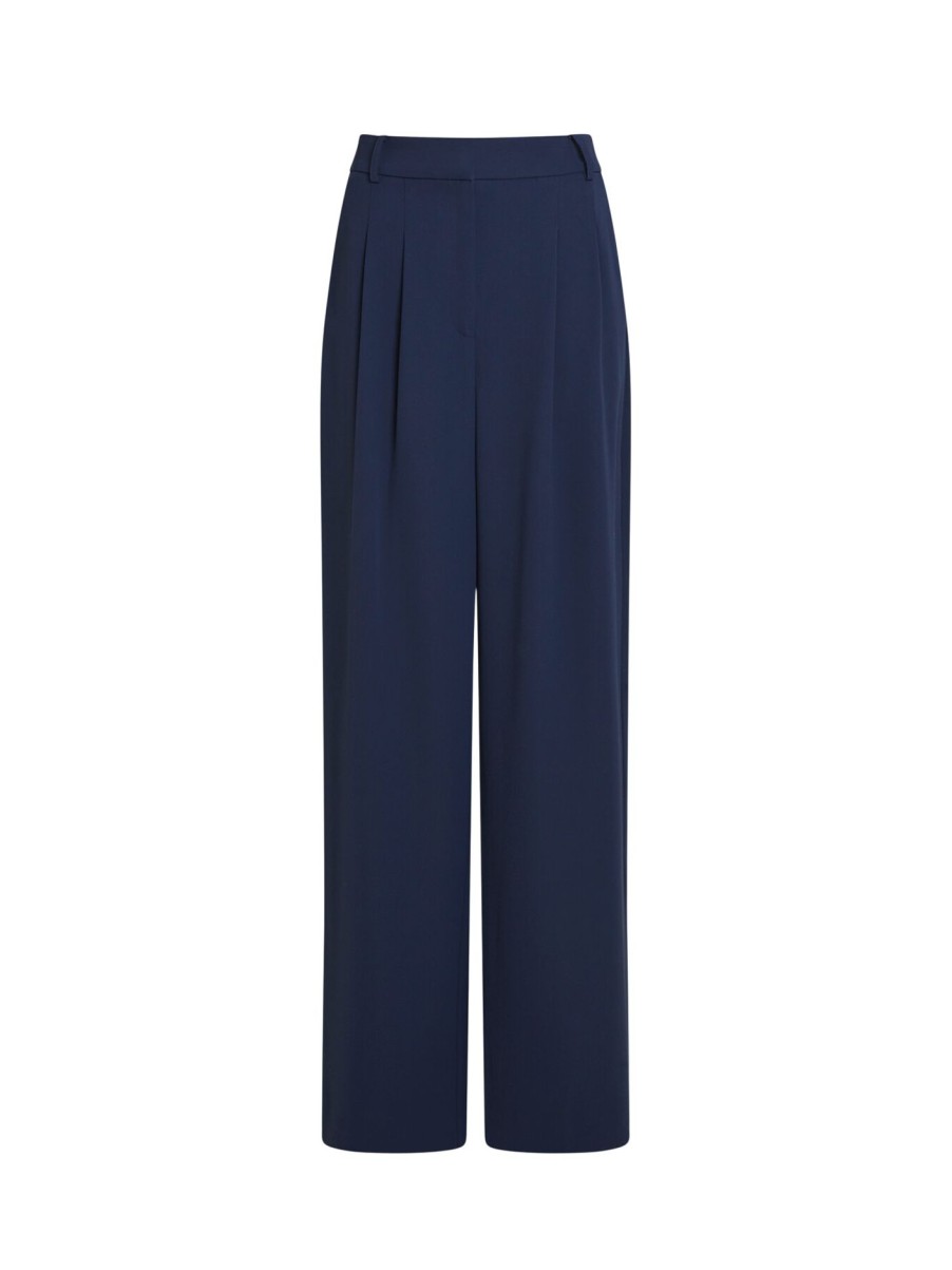 Women French Connection Trousers & Shorts | Harry Suiting Trousers Marine