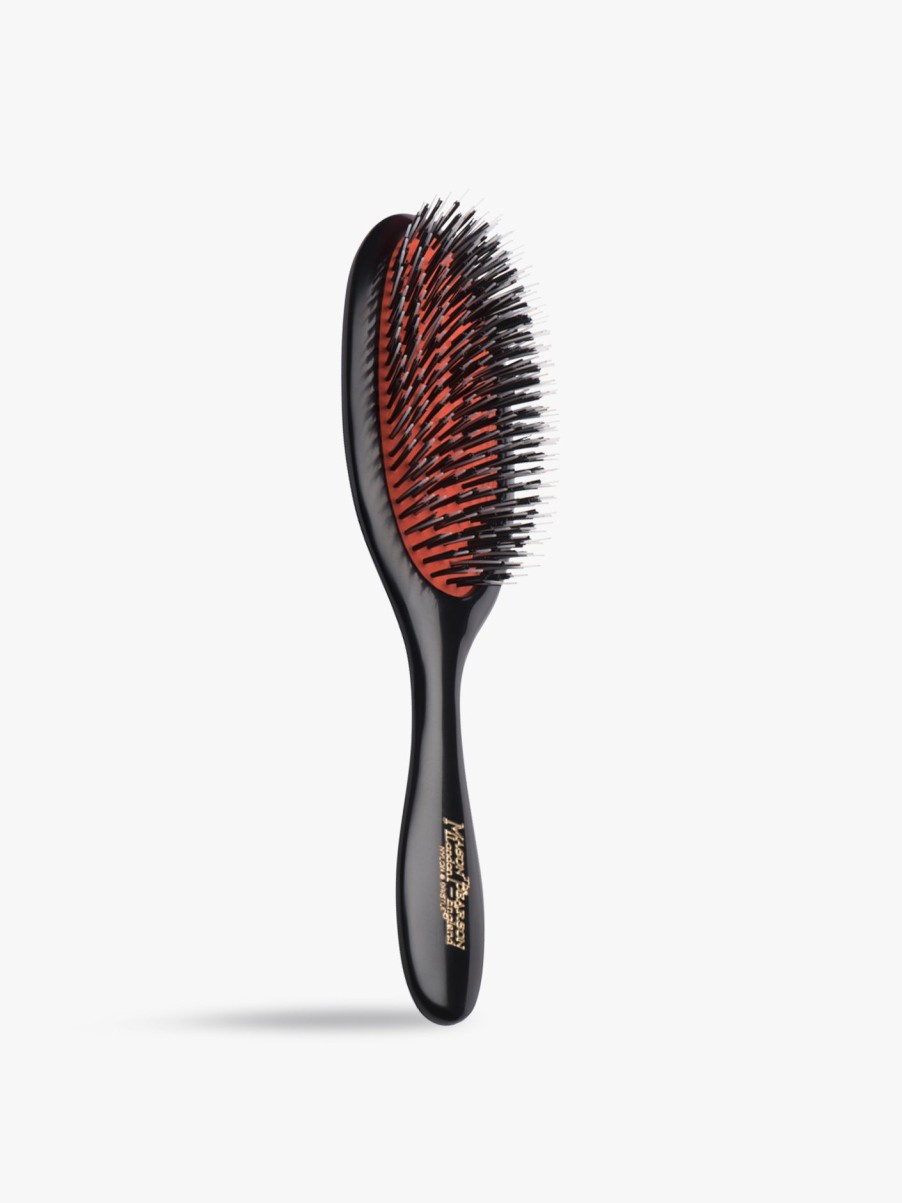 Beauty Mason Pearson Brushes & Combs | Handy Bristle & Nylon Hairbrush Dark Ruby