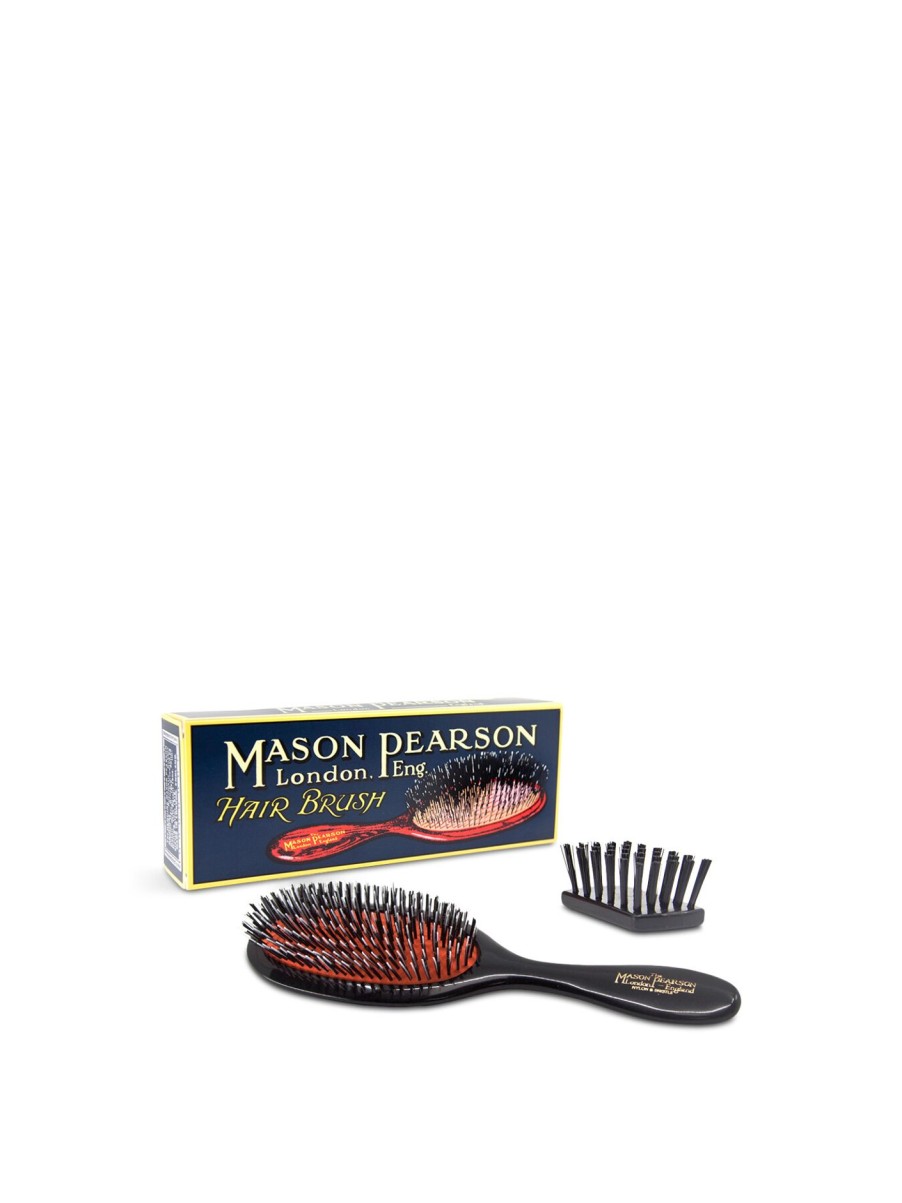 Beauty Mason Pearson Brushes & Combs | Handy Bristle & Nylon Hairbrush Dark Ruby