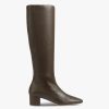 Women LK Bennett Boots | Karen Knee Boots Burgundy