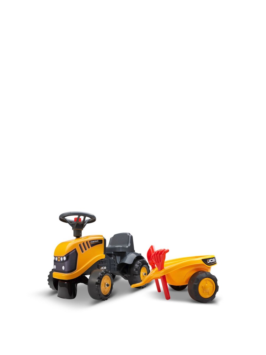 Kids Falk Scooters & Outdoor Toys | Baby Jcb Ride On Tractor With Trailer