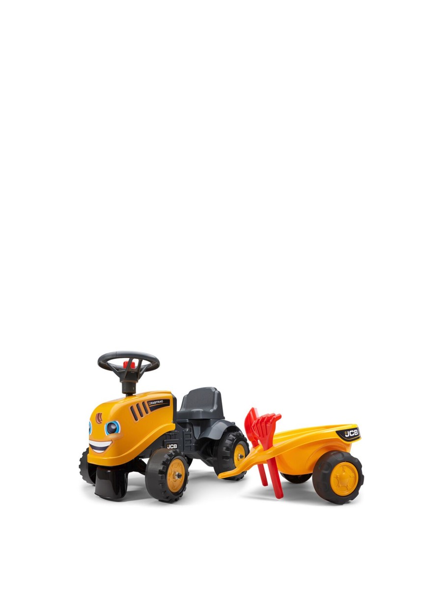 Kids Falk Scooters & Outdoor Toys | Baby Jcb Ride On Tractor With Trailer