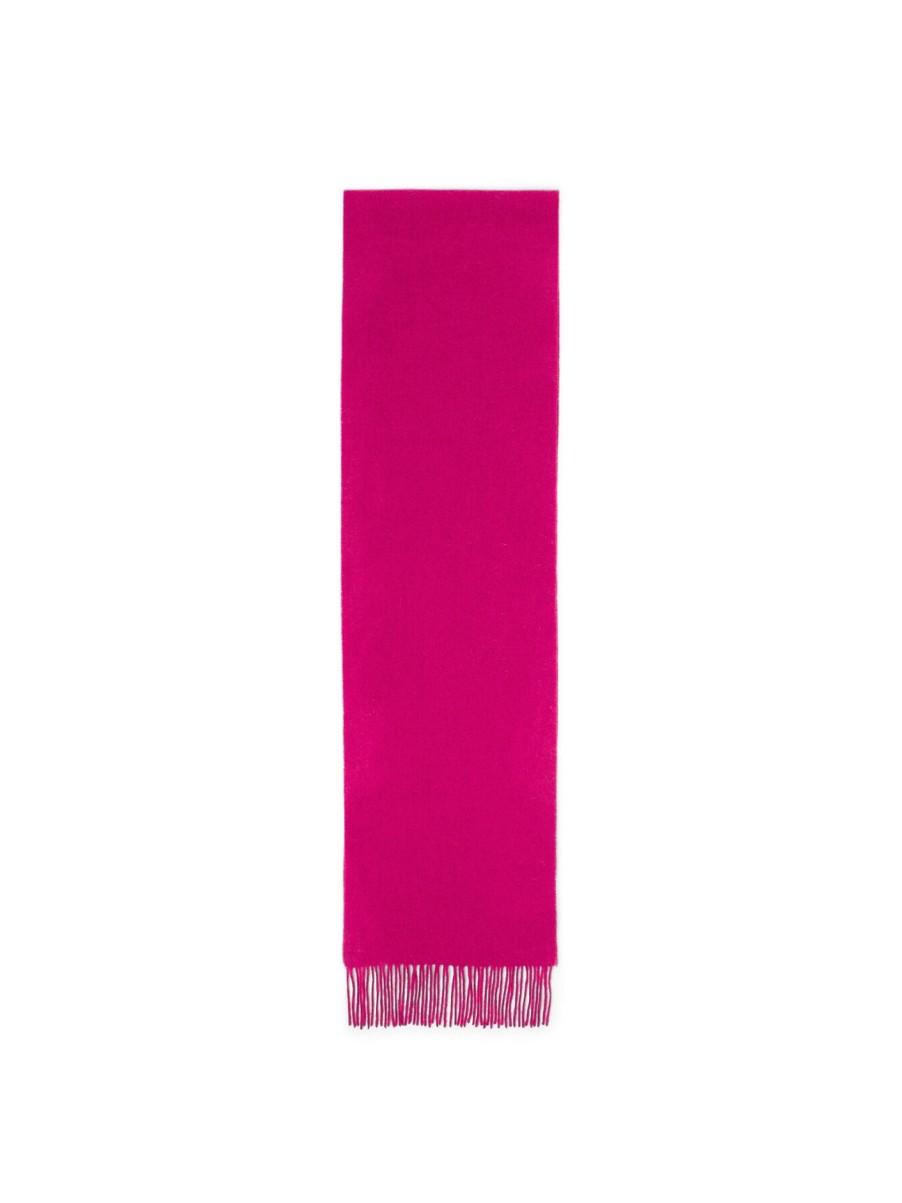 Women Barbour Scarves | Barbour Lambswool Woven Scarf Pink Dahlia