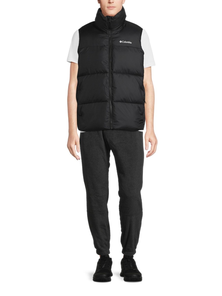 Men Columbia Coats & Jackets | Puffect Vest Black