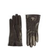 Women Vivienne Westwood Gloves | Silver Orb Classic Gloves Black