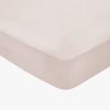 Home & Tech Bedeck of Belfast Fine Linens Bed Linen | 300Tc Fitted Sheet Tuberose