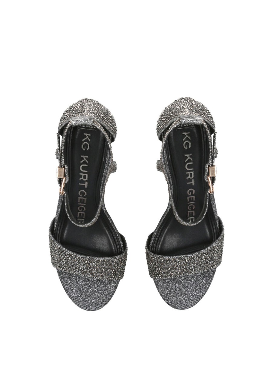 Women KG KURT GEIGER Heels | Faryn Bling Silver