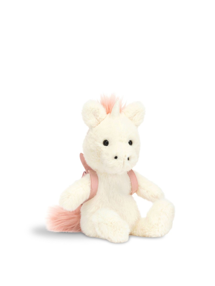 Kids Jellycat Toys & Gifts | Backpack Unicorn Cream