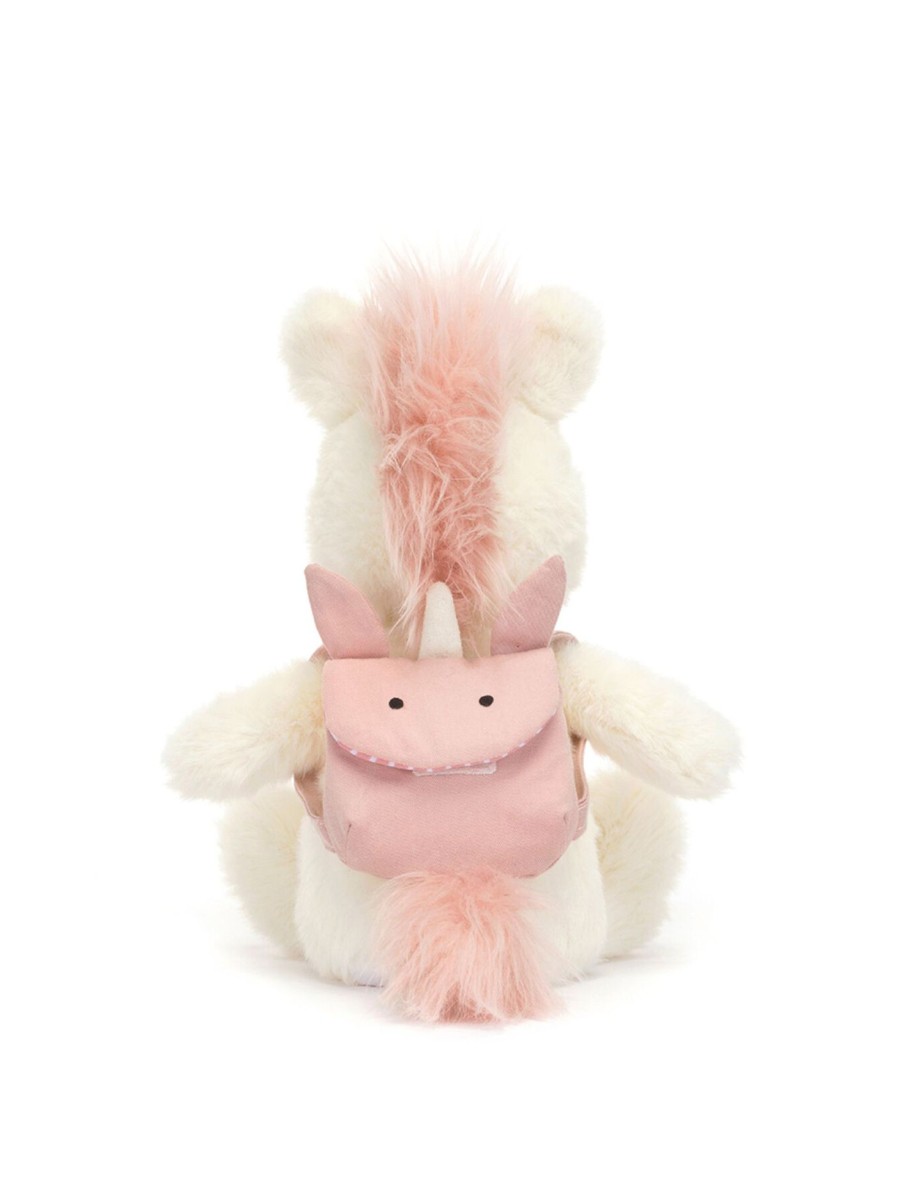 Kids Jellycat Toys & Gifts | Backpack Unicorn Cream