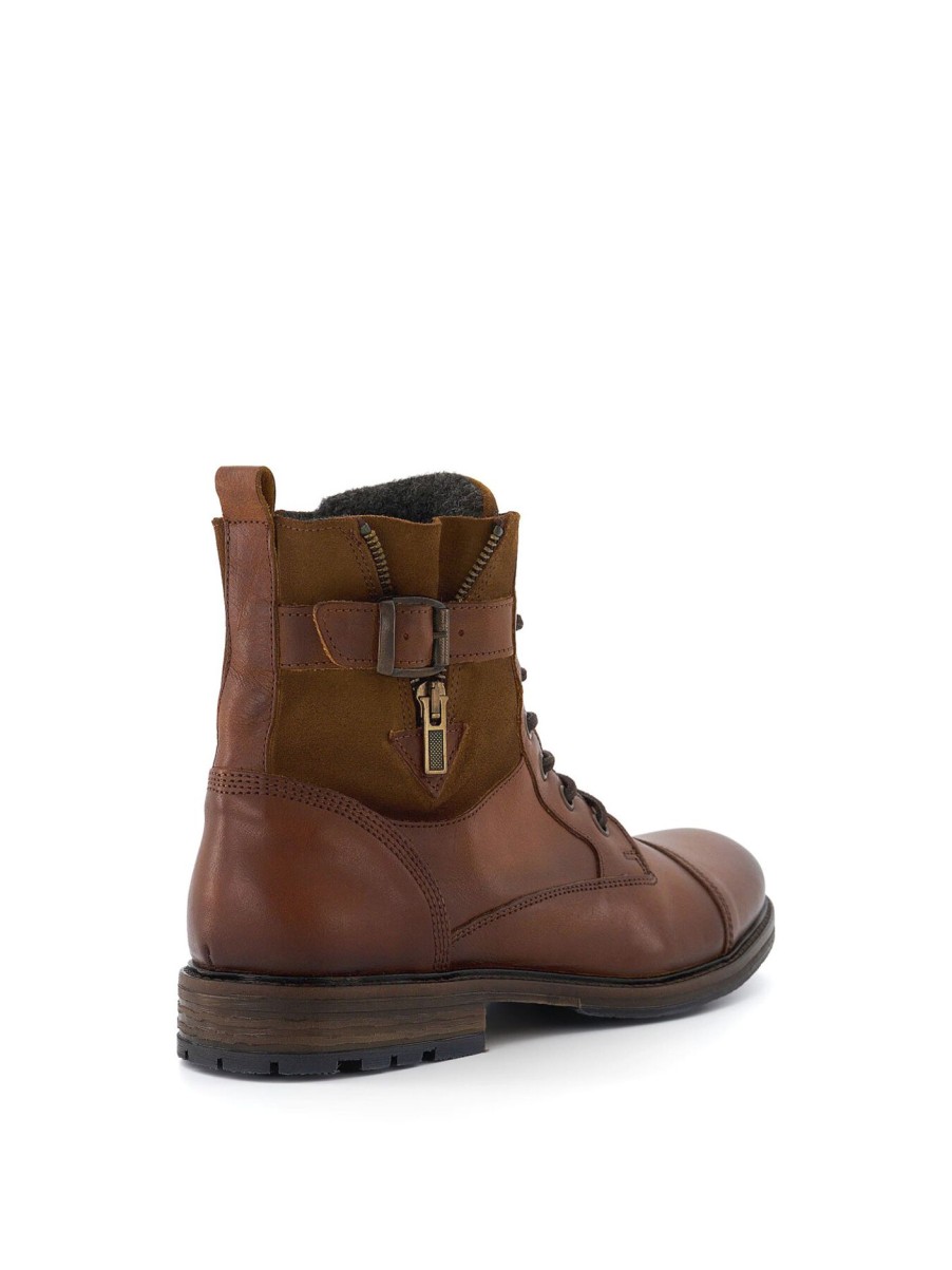 Men Dune London Boots | Call Brown