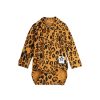 Kids Mini Rodini Tops | Basic Leopard Wrap Body Beige