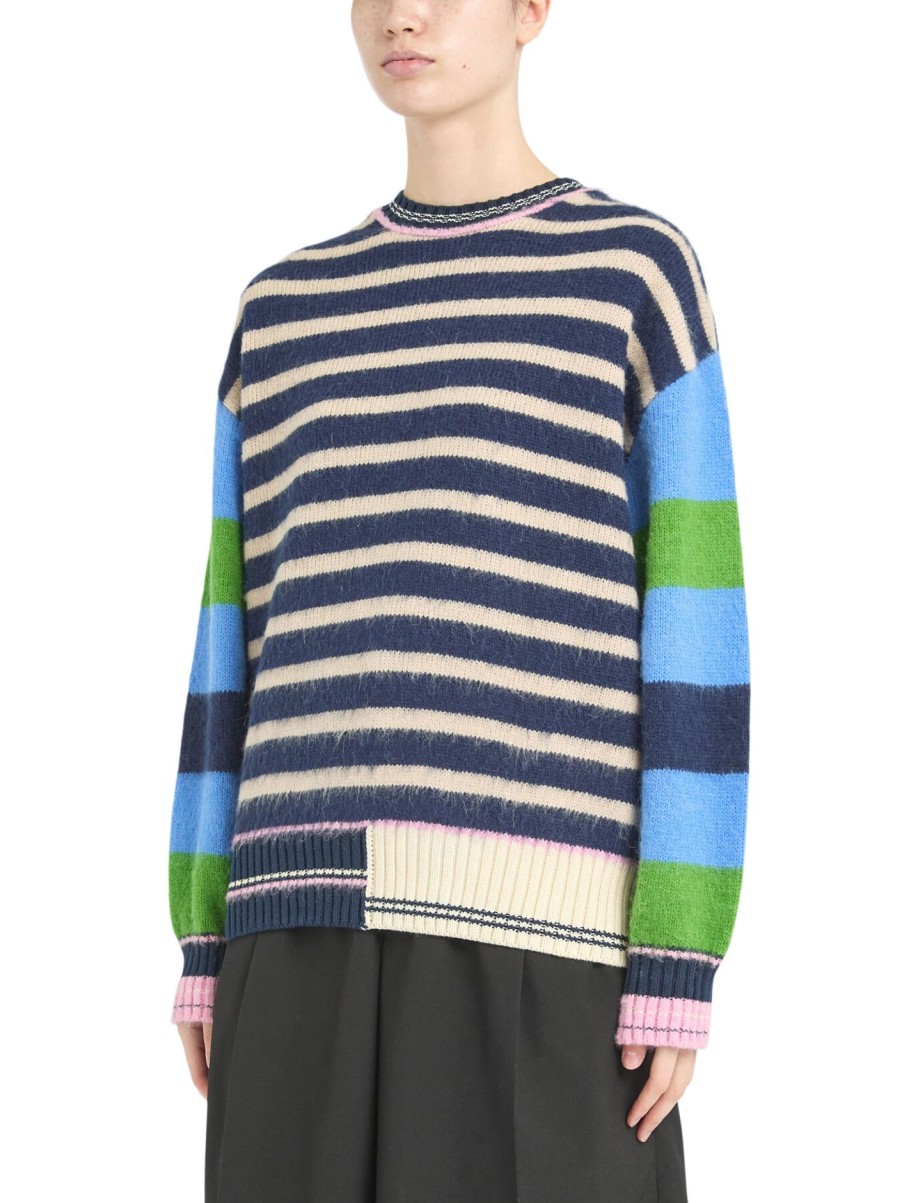 Women Stine Goya Knitwear | Shea 1946 Alpaca Stripes Knit Candy Stripes