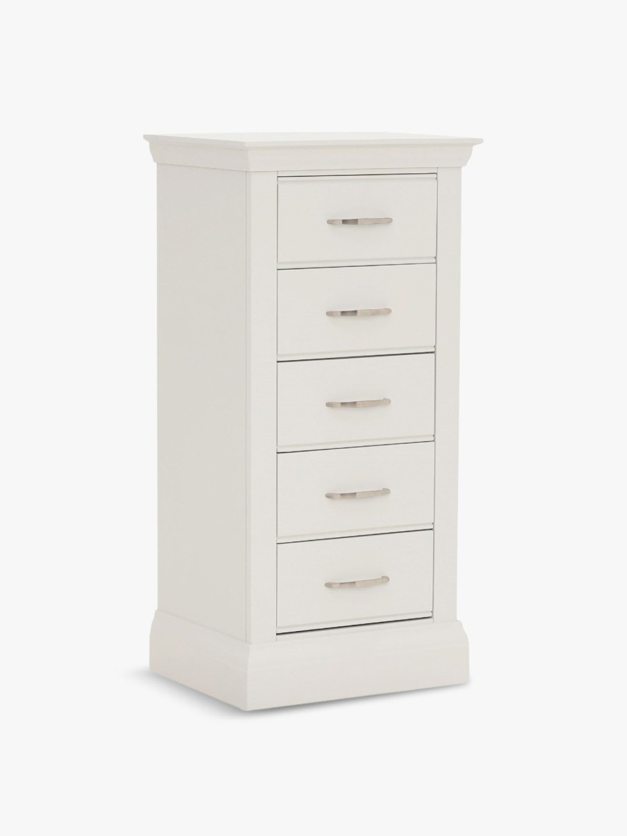 Furniture & Outdoor Barker and Stonehouse Chest Of Drawers | Evesham 5 Drawer Tall Chest White