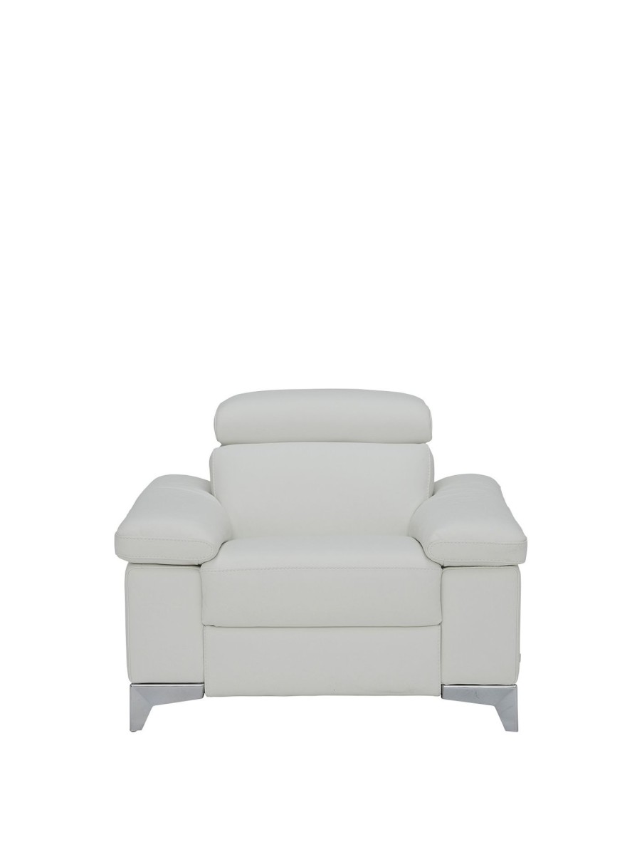 Furniture & Outdoor Barker and Stonehouse Armchairs | Bonn Leather Chair White