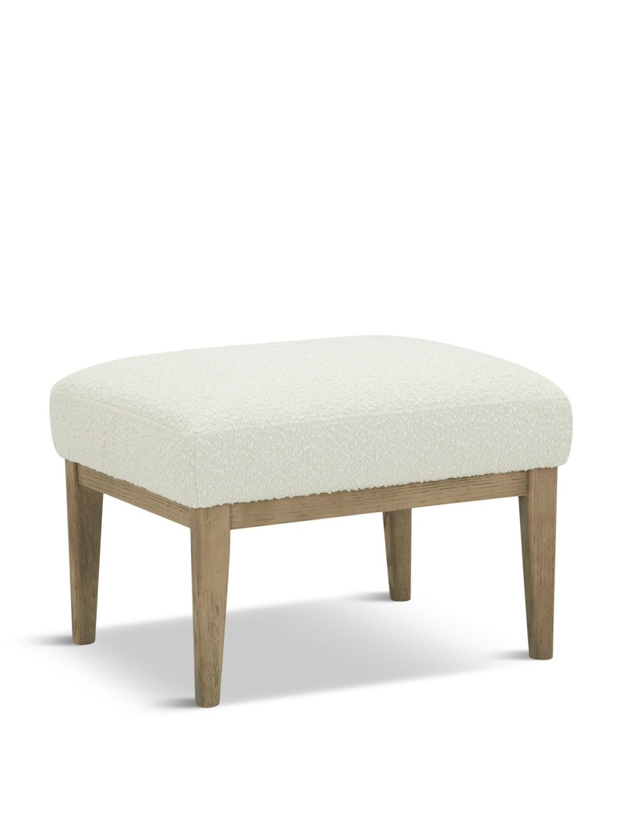 Furniture & Outdoor Barker and Stonehouse Footstools | Anders Ivory Boucle Otto Footstool