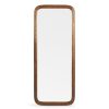 Home & Tech Heal's Mirrors | Genoa Rectangle Wooden Mirror 110X80Cm Walnut Finish Dark Wood