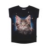 Kids Molo Tops | Ragnhilde T-Shirt Space Cat