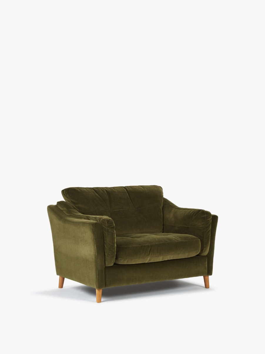 Furniture & Outdoor Alexander & James Armchairs | Wren Snuggler In Biba Moss