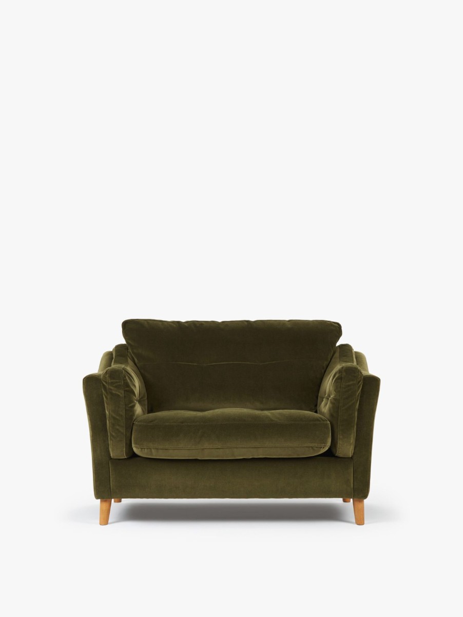 Furniture & Outdoor Alexander & James Armchairs | Wren Snuggler In Biba Moss