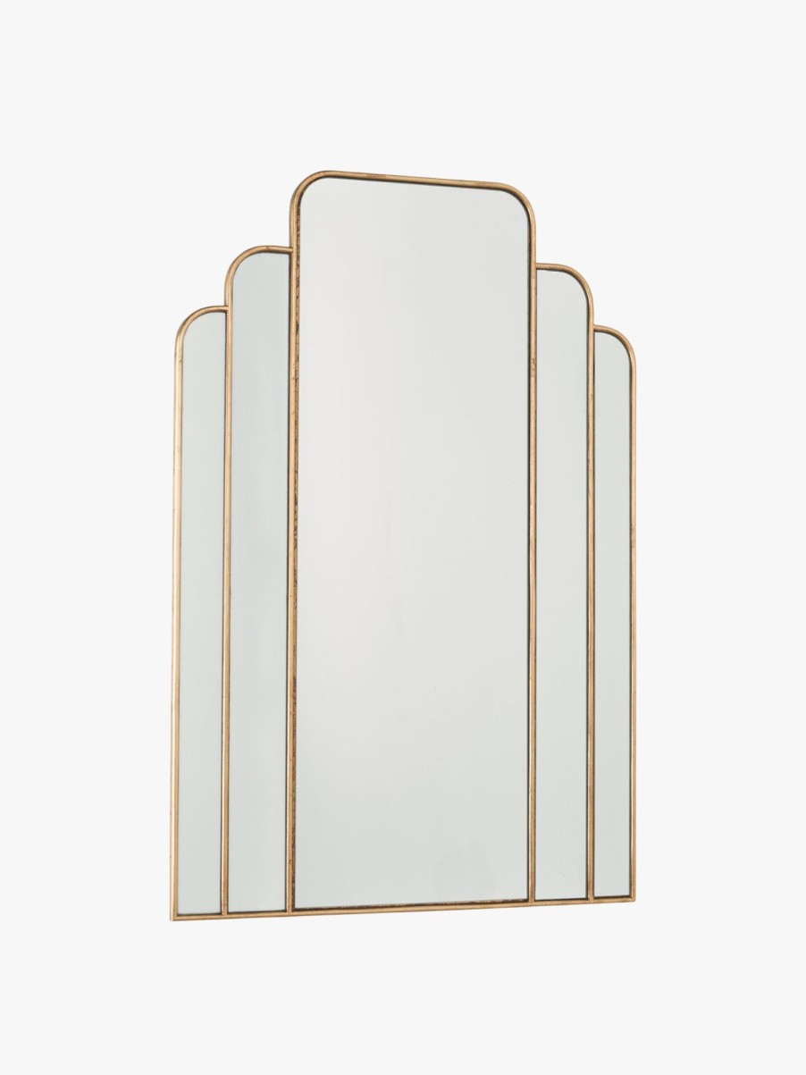 Home & Tech Dar Lighting Mirrors | Skovgaard Rectangle Mirror Gold