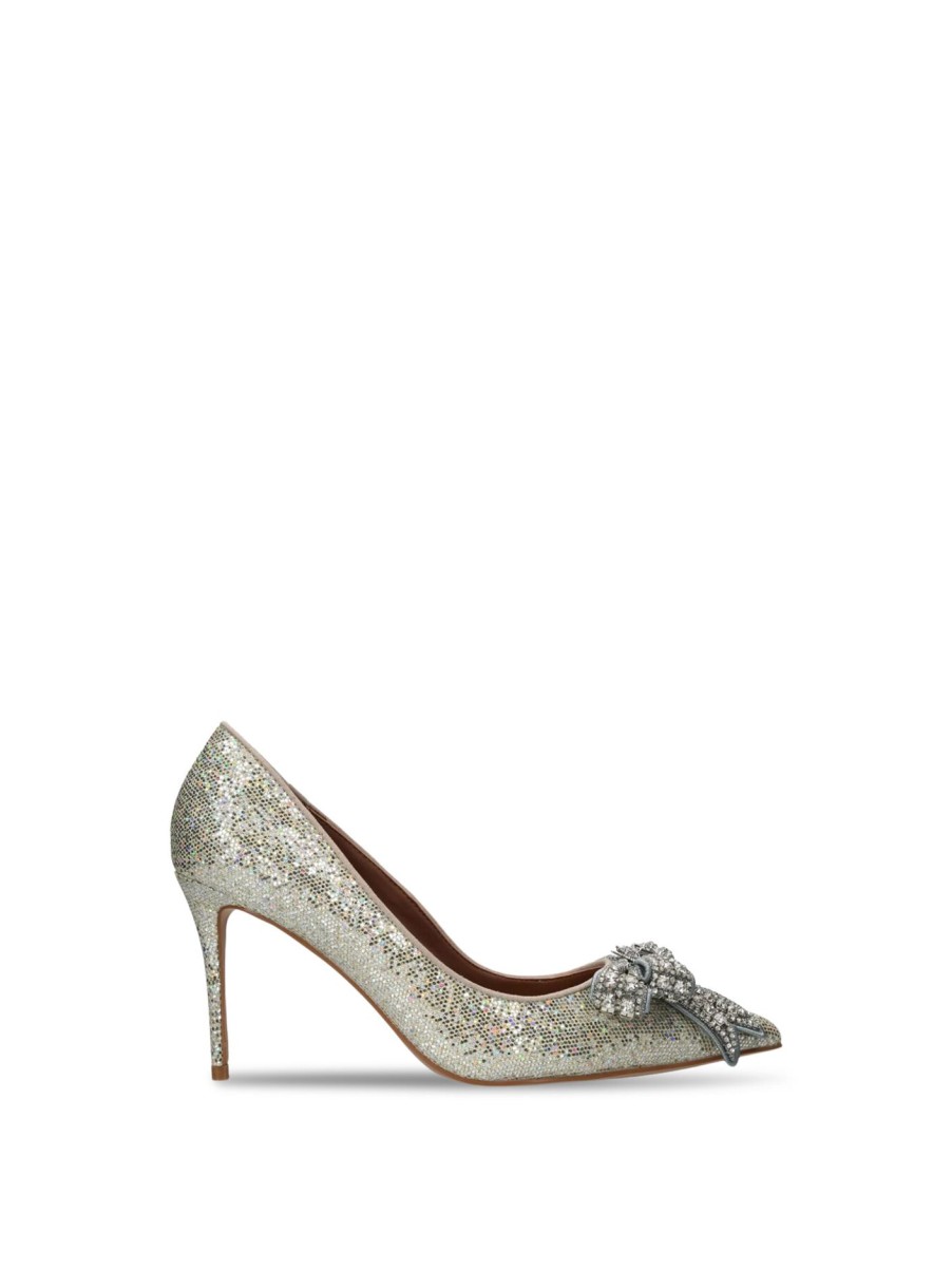 Women KURT GEIGER LONDON Heels | Belgravia Bow Silver