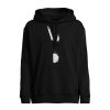 Men MM6 MAISON MARGIELA Sweatshirts & Knitwear | Lanyard Hoodie Black