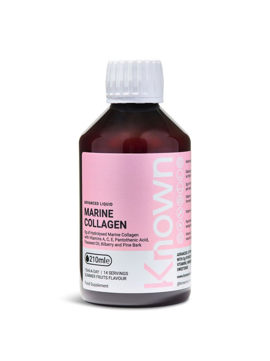 Beauty Known Nutrition Supplements | Advanced Hydrolysed Marine Collagen Liquid 210Ml Bottle