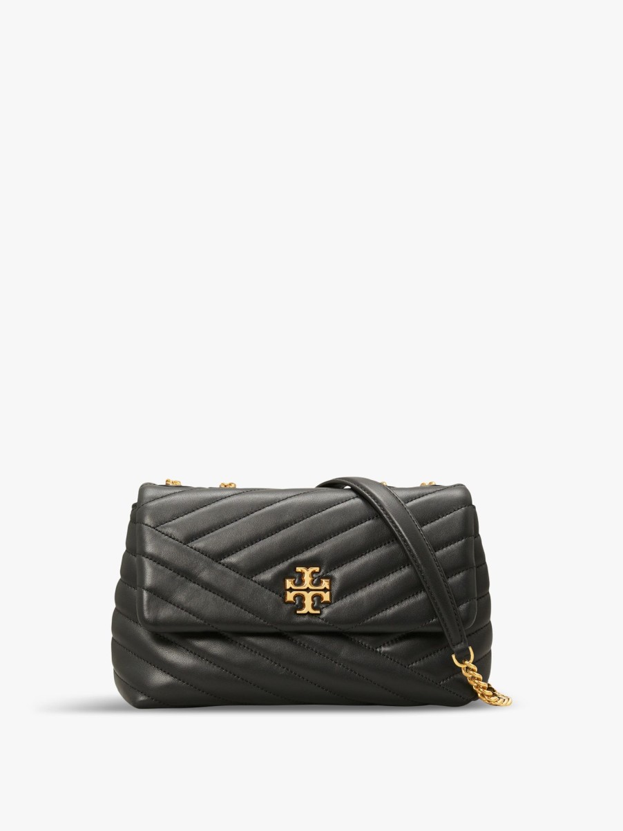 Women TORY BURCH Shoulder Bags | Kira Chevron Small Convertible Shoulder Bag Black