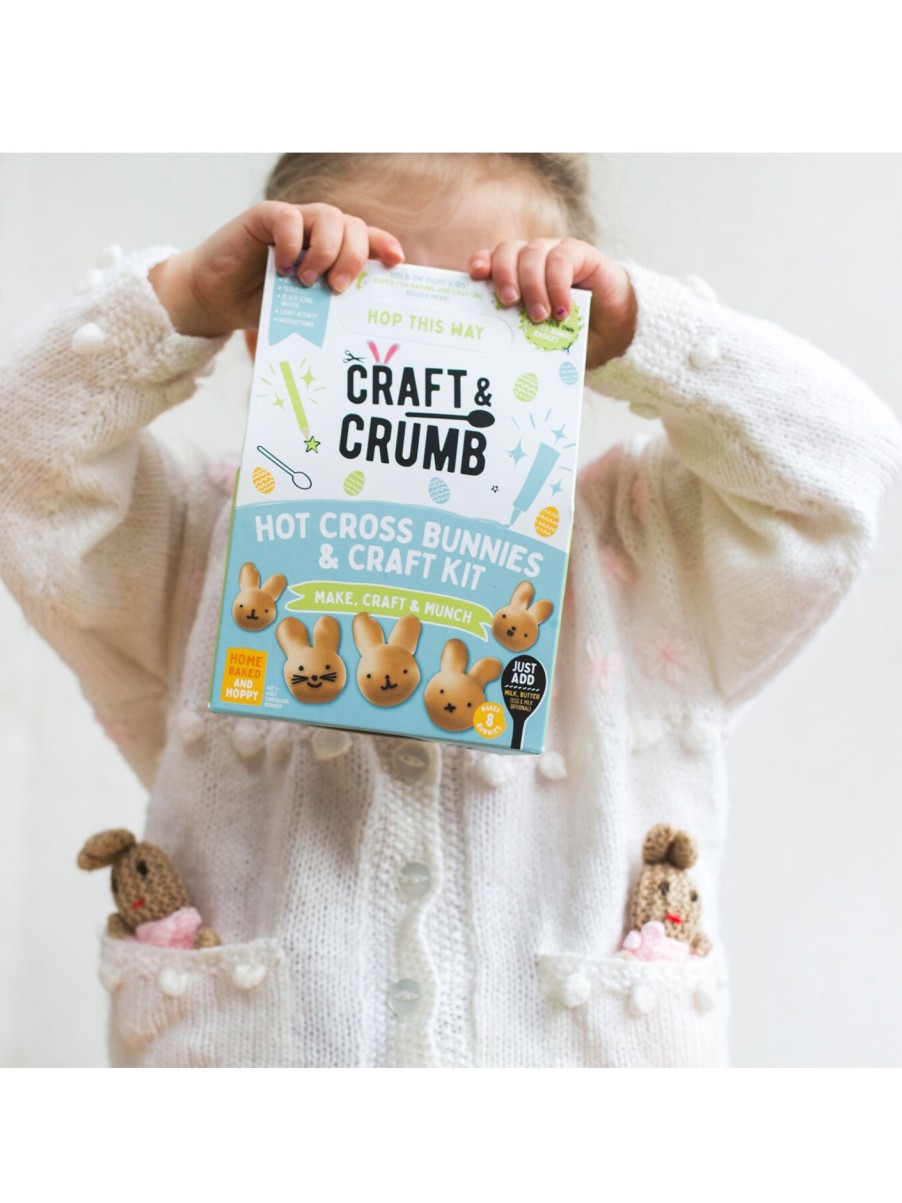 Food & Drink Craft & Crumb Biscuits | Hot Cross Bunnies And Craft Kit