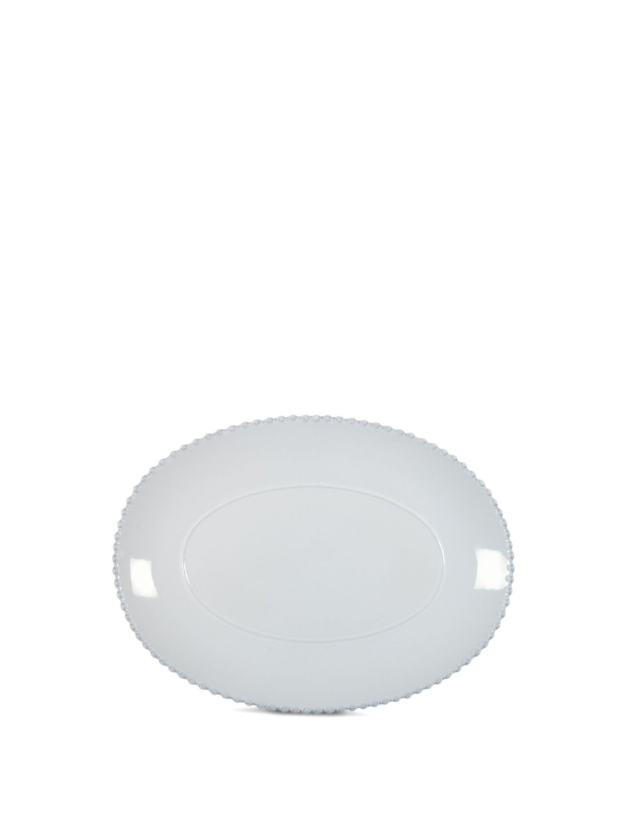 Home & Tech Costa Nova Serveware | Pearl Large Oval Platter White