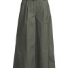 Women Weekend Max Mara Trousers & Shorts | Recco Wide Leg Trouser Green