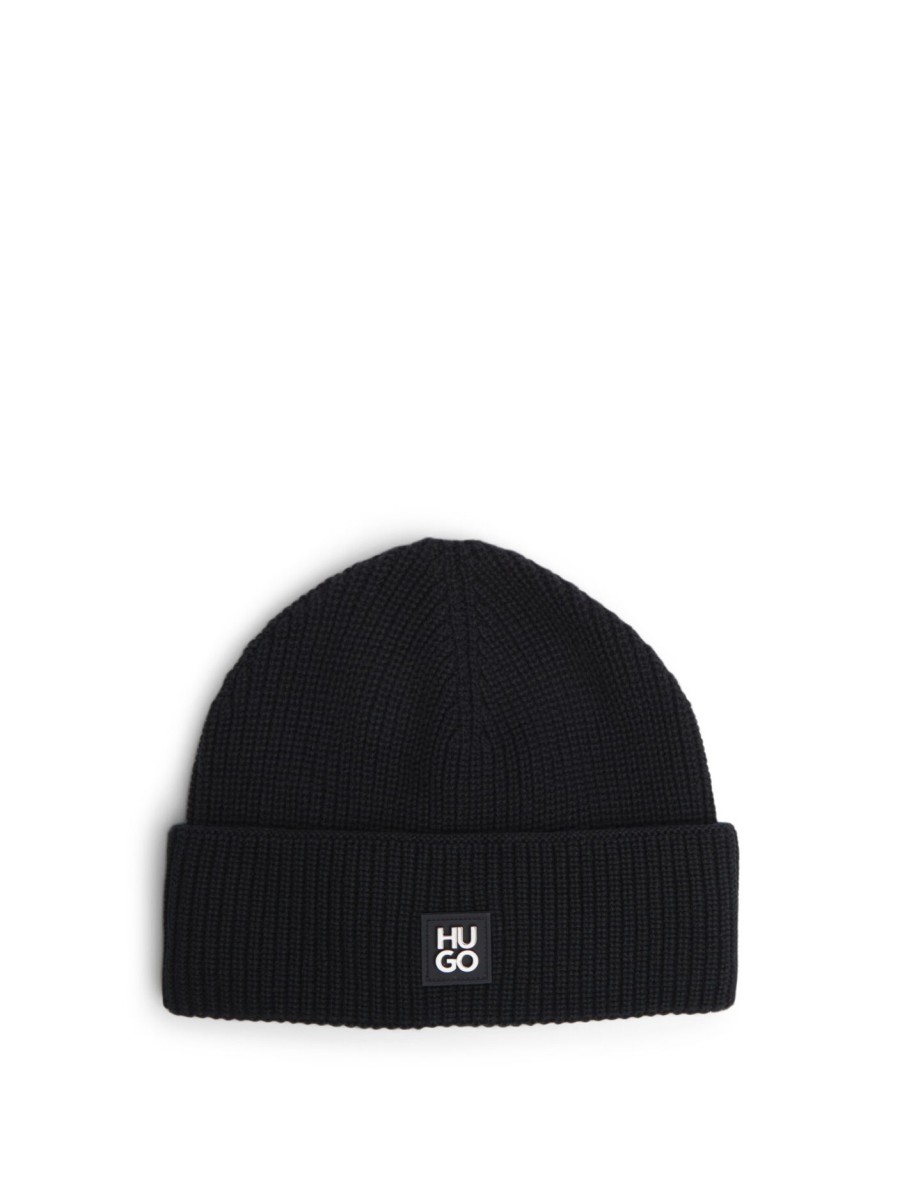 Men HUGO Hats | Xamoh Black