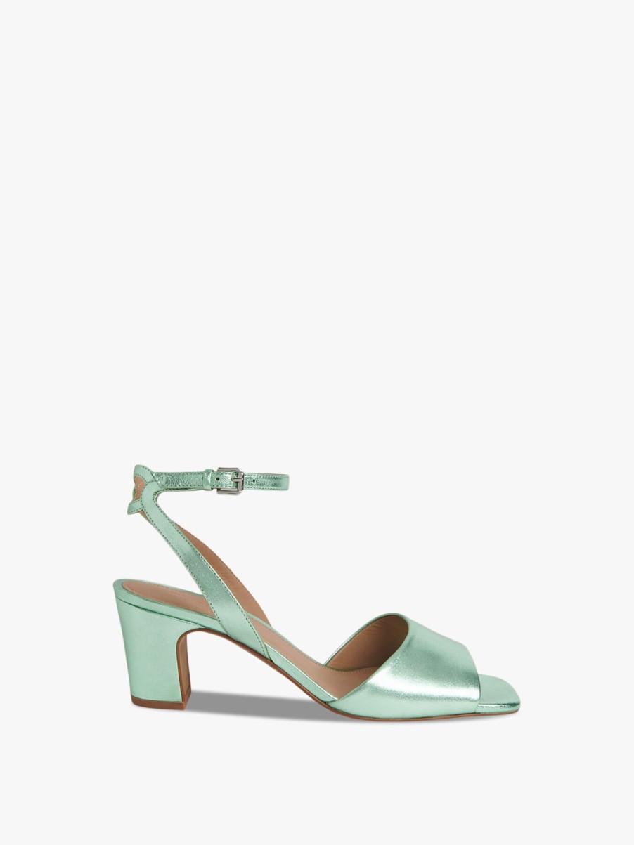 Women Whistles Heels | Emerson Block Heel Sandal Green