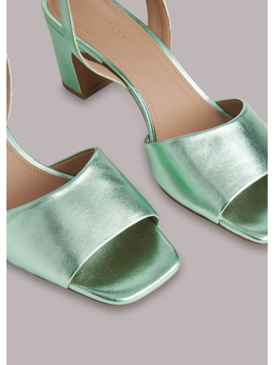 Women Whistles Heels | Emerson Block Heel Sandal Green