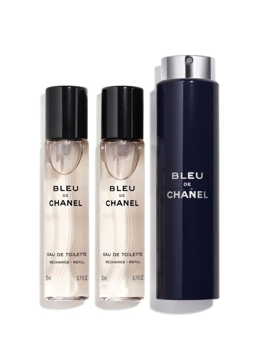 Beauty CHANEL Travel Size Fragrance | Bleu De Chanel Eau De Toilette Twist And Spray 3X20Ml