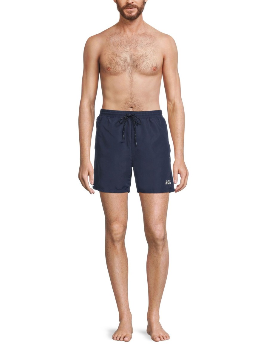 Men BOSS Swimwear | Starfish Swim Shorts Navy