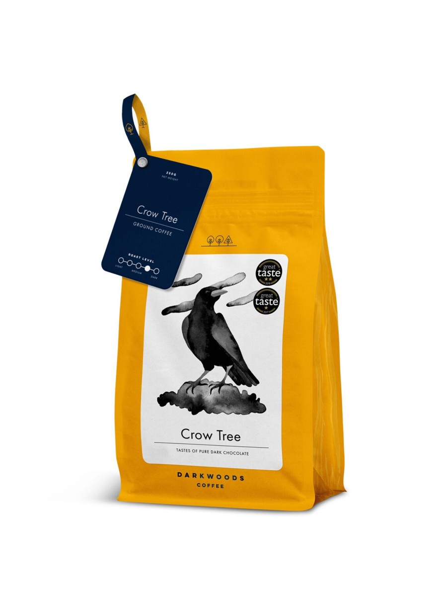 Food & Drink Darkwood Coffee Coffee | Crow Tree Dark Roast Ground 250G